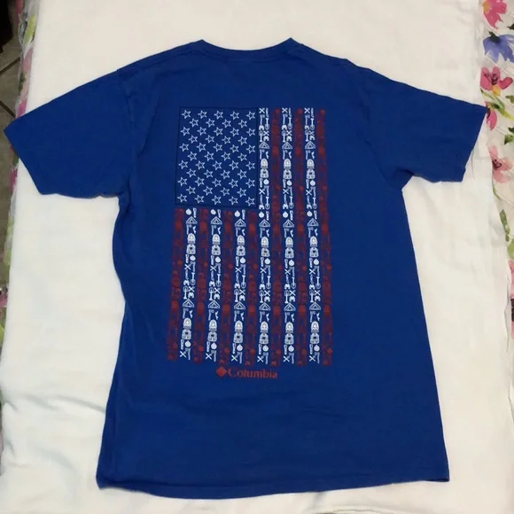 Columbia Short Sleeve Shirt Men’s Size M - Picture 9 of 9